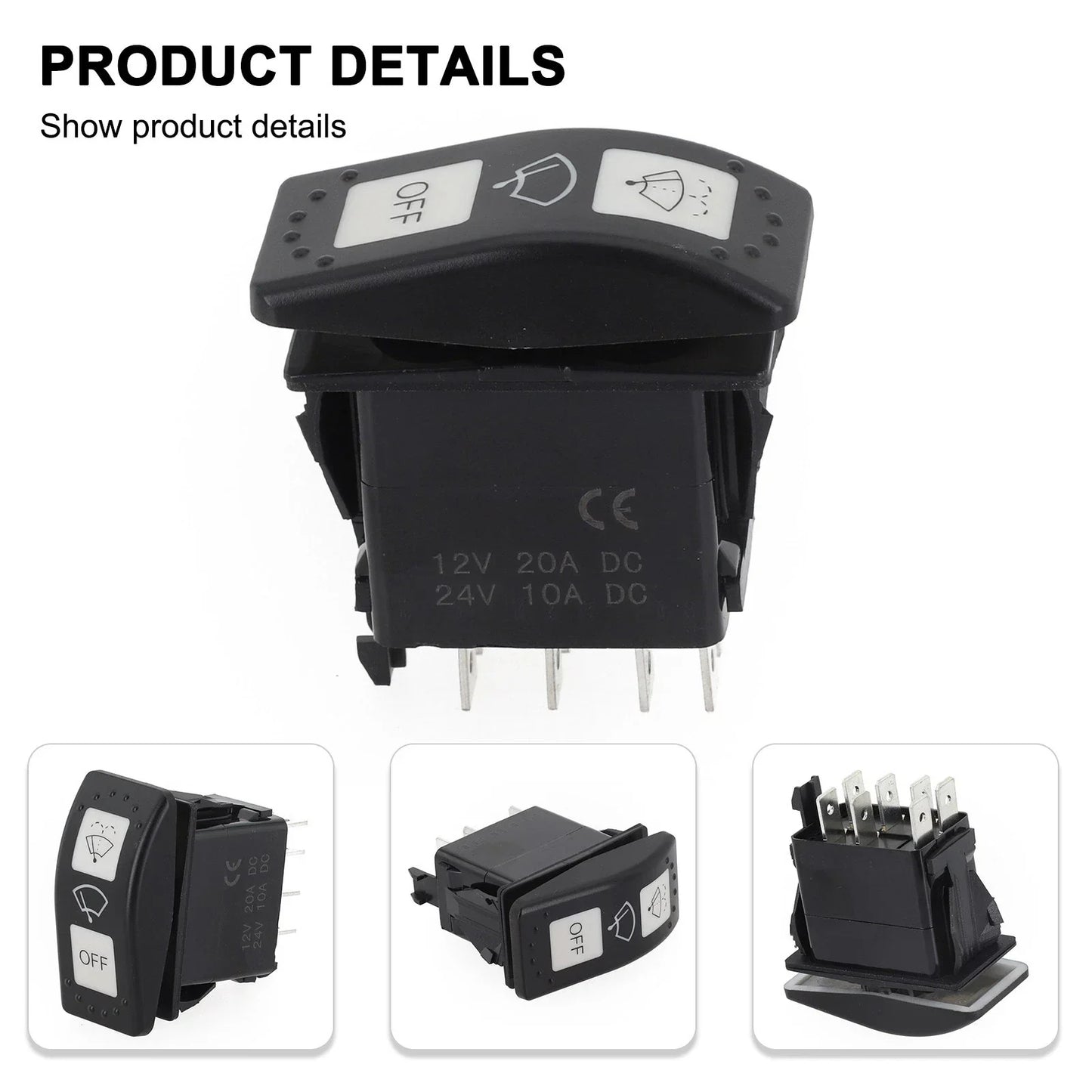 Heavy Duty Windshield Wiper Control Switch for CanAm Defender Maverick