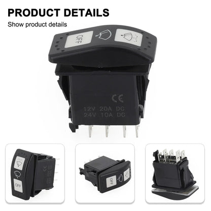 Heavy Duty Windshield Wiper Control Switch for CanAm Defender Maverick