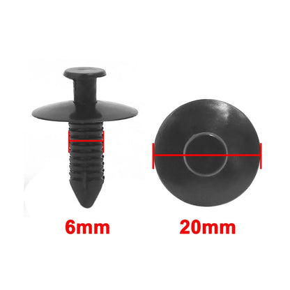4 x Plastic Push-in Rivet Retainer Fastener Bumper Pin Clips for BMW