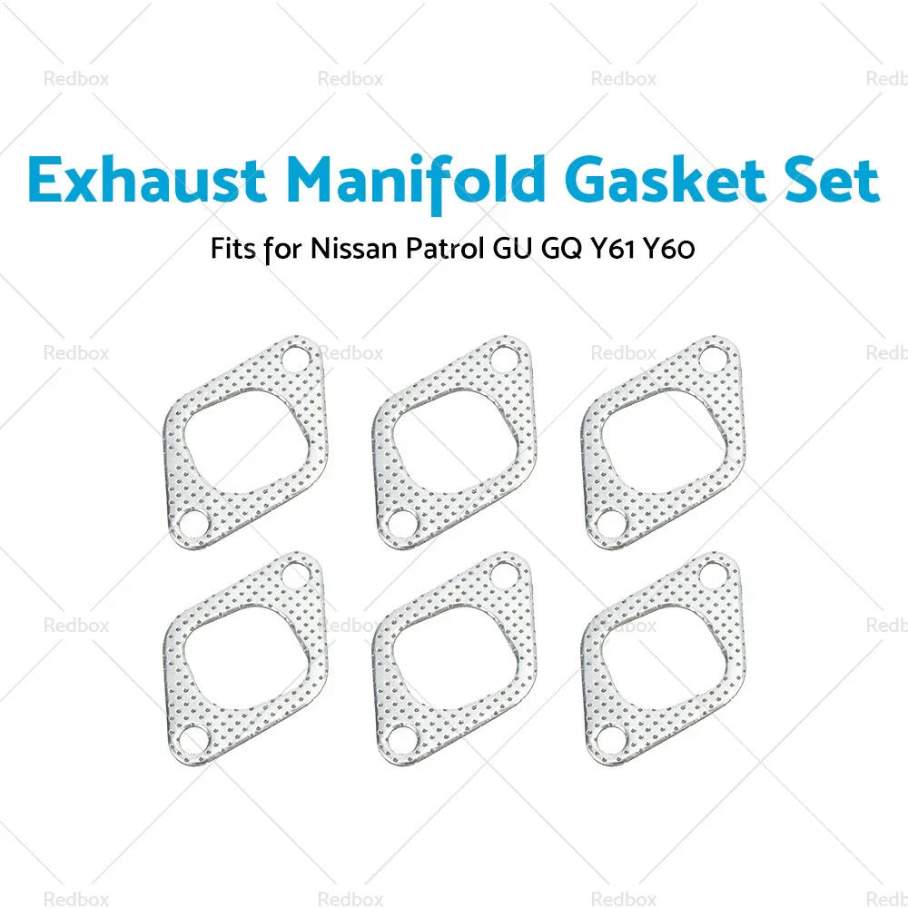 Exhaust Manifold Gasket Set for Nissan Patrol GQ GU 4.2LT TB42 TD42 (1997-2016)