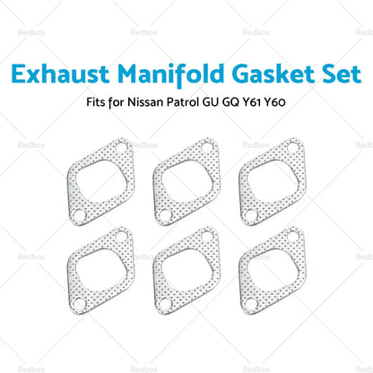 Exhaust Manifold Gasket Set for Nissan Patrol GQ GU 4.2LT TB42 TD42 (1997-2016)