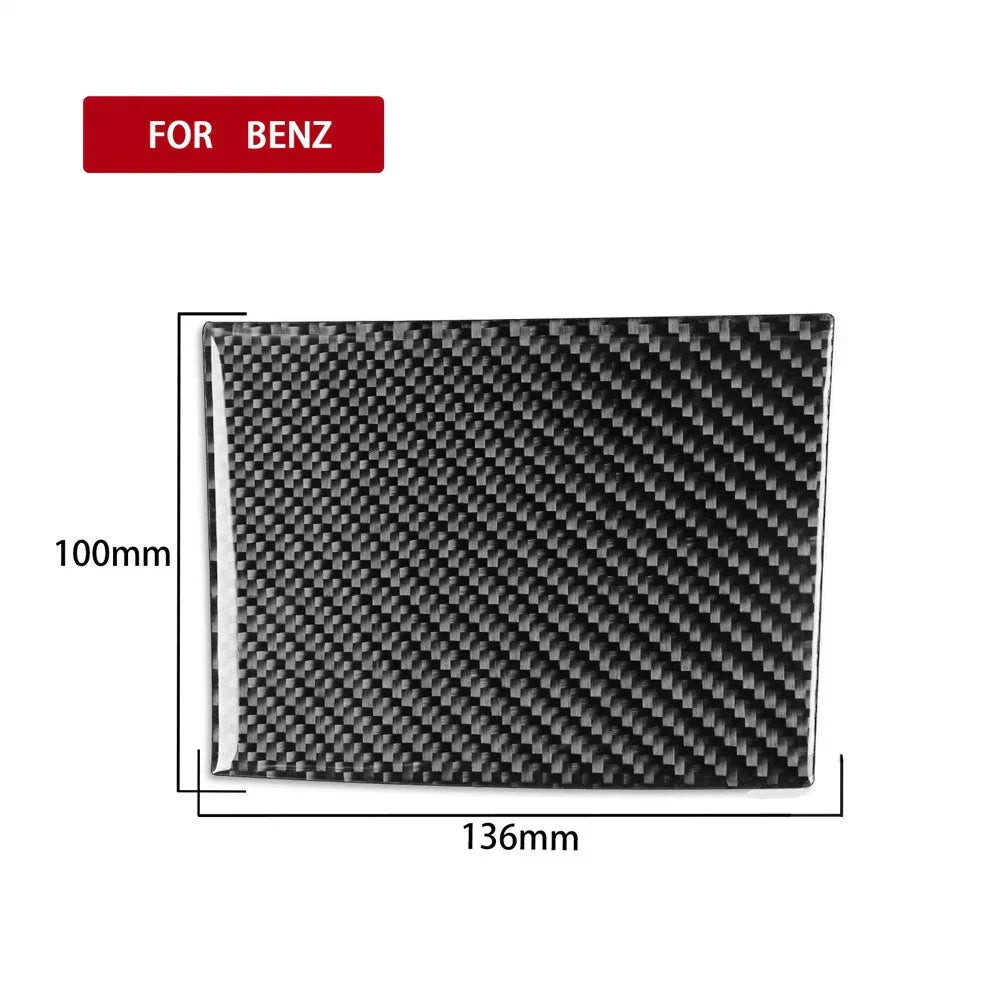 Carbon Fiber Rear Storage Box Cover for Benz CLA C117 (2013-2019)