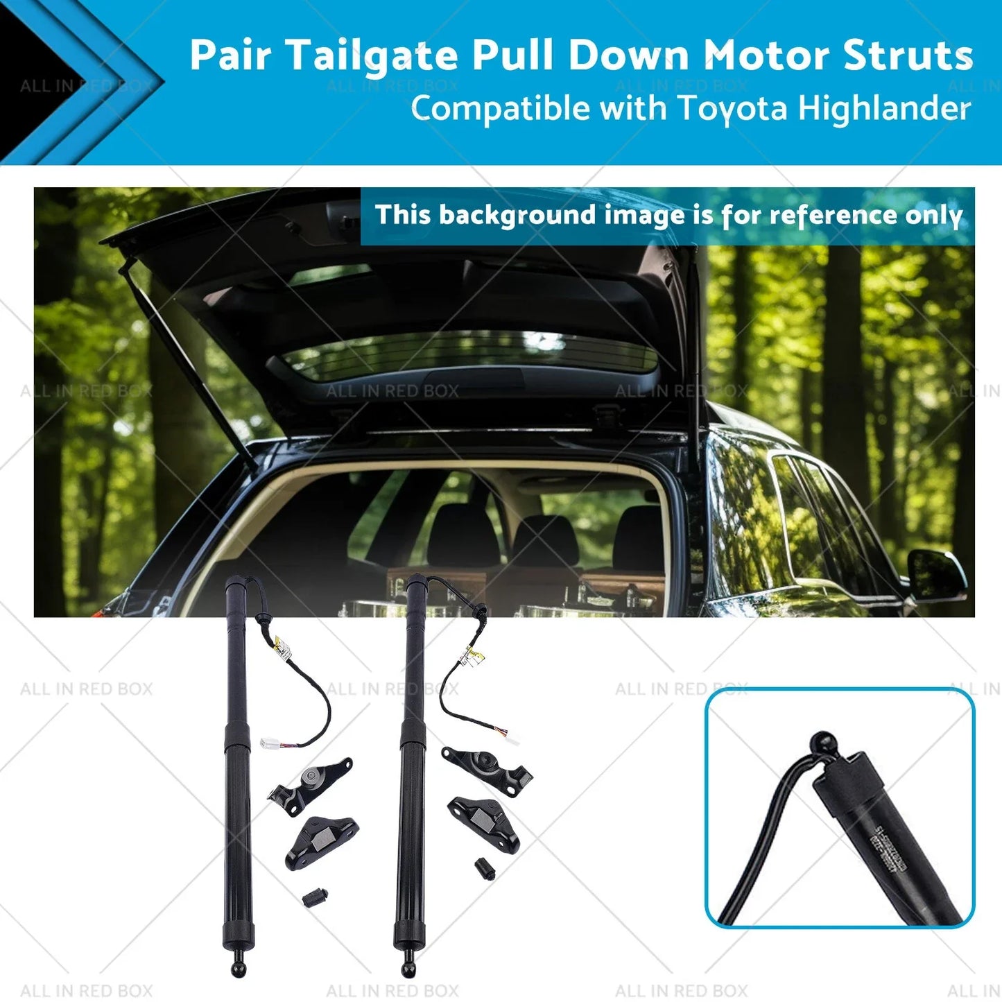 Tailgate Pull Down Motor Struts for Toyota Highlander (2014-2019)