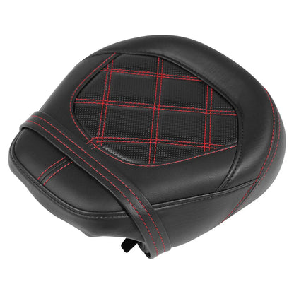 Driver Passenger Seat Red Stitching for Harley Electra Street Glide (2009-2023)