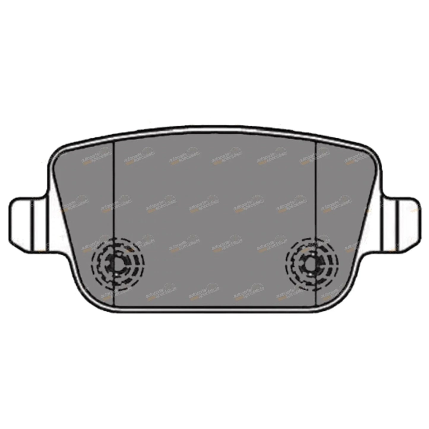 Rear Disc Brake Pad Set for Ford Mondeo MA MB MC (2007-2011)
