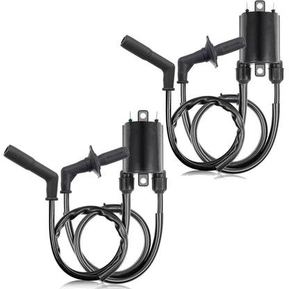 2 x Ignition Coil & Spark Plug Cap for HONDA Shadow Spirit VT1100C (1996–2007)
