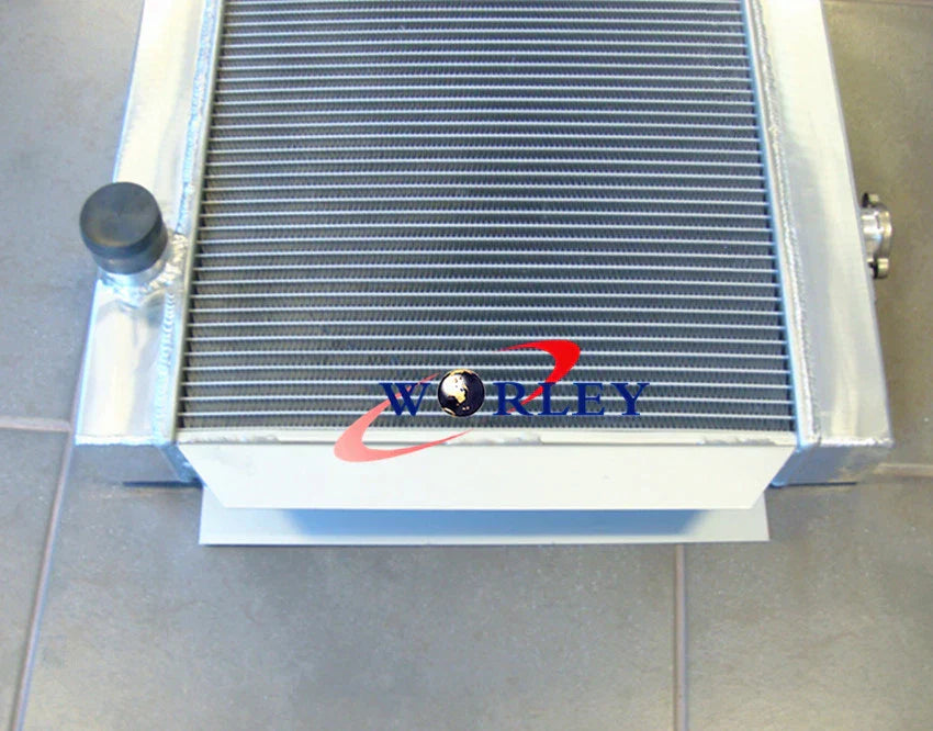3Cores Alloy Aluminum Radiator + Fan for Holden V8 Chevy Motor Universal