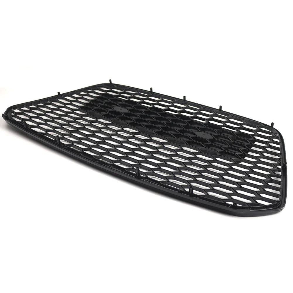 Front Bumper Mesh Grill for Audi A6 S6 C7 (2012-2015) Black
