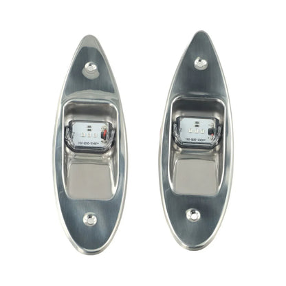 Side Navigation Lamp 2x Vertical Mount 12V for Car