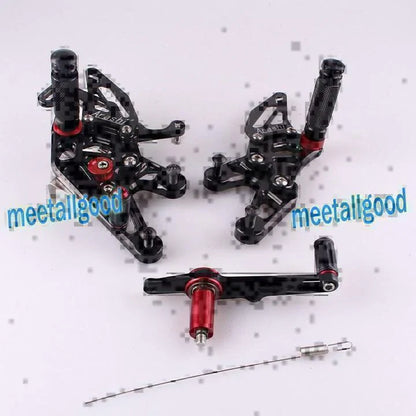 Aluminum Black Rearset Foot Pegs for BMW S1000RR (2015)