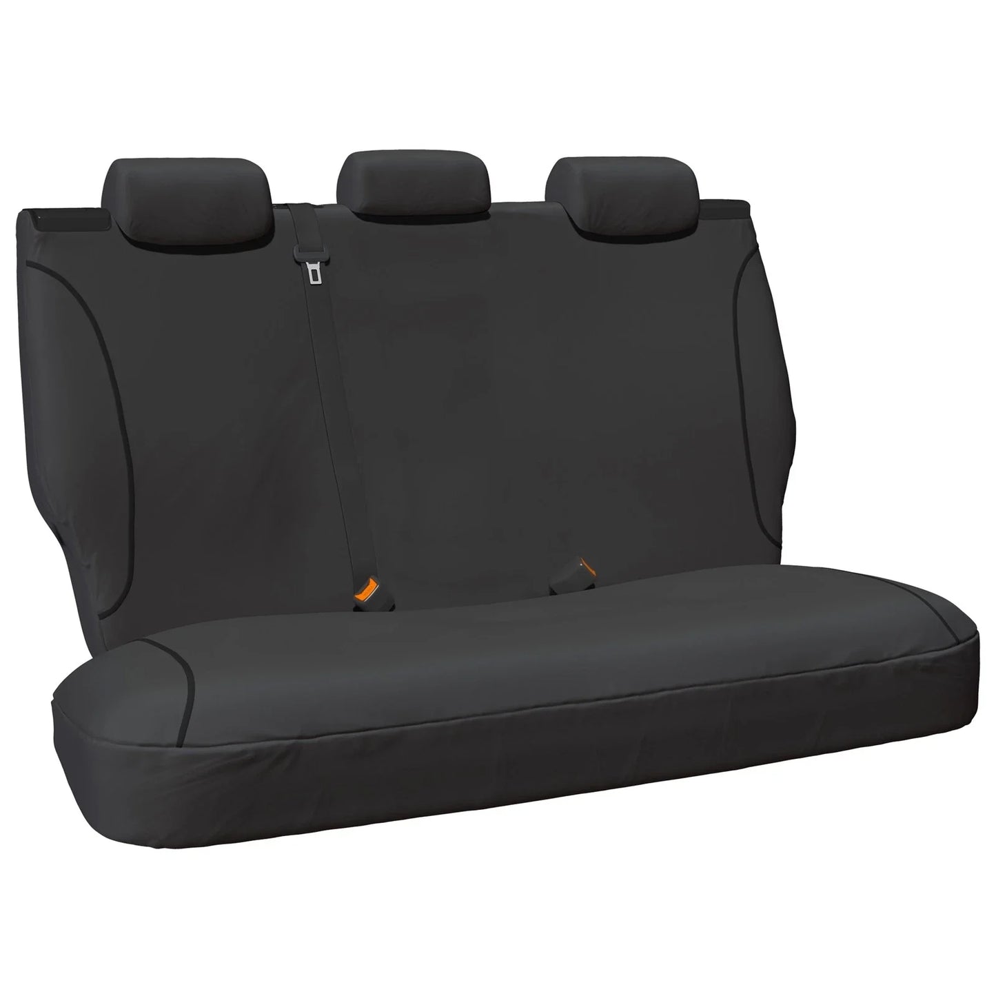 Grey Canvas Custom Fit Rear Seat Cover for Ford Ranger PX (2011 - 2015)