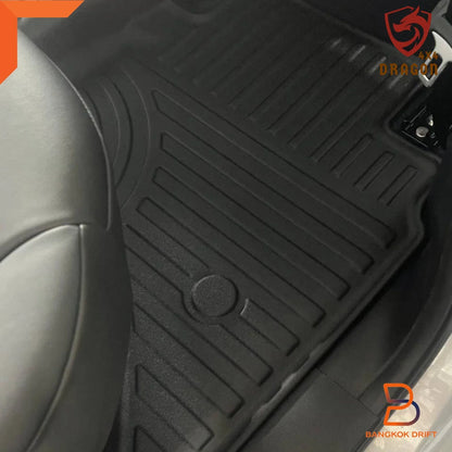 Premium 3D TPE All Weather Floor Mats for Ford Ranger 2022-2025 4-Door