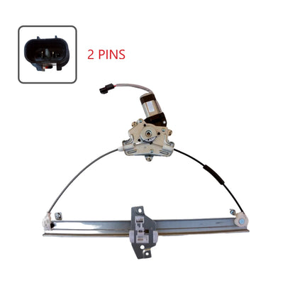 Front Left Window Regulator W/ Motor 2 Pins for Hyundai Getz TB (2002–2011)