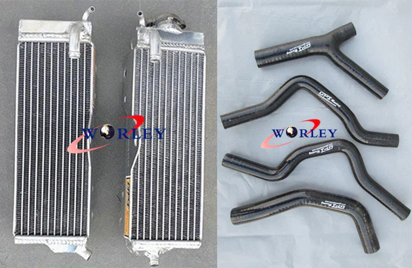 Aluminum Radiator & Hose for Honda CR500 CR500R (1985-1988)