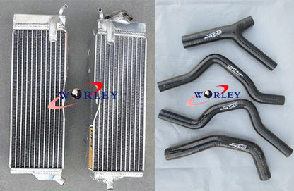 Aluminum Radiator & Hose for Honda CR500 CR500R (1985-1988)