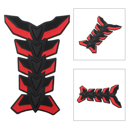 3D Fish Bone Gas Fuel Tank Pad Decal Sticker Protector for Universal Motorcycle