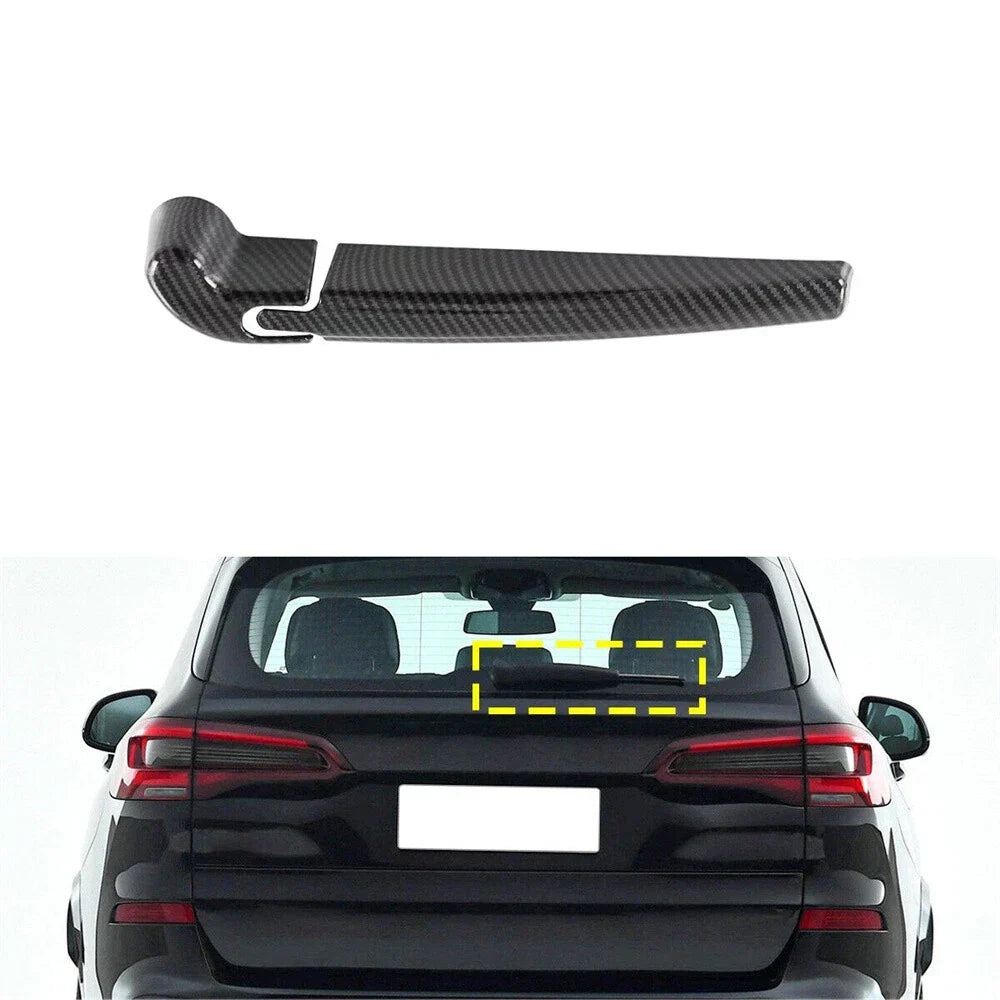 Carbon Fiber Rear Windshield Wiper Moulding Cover for BMW X5 G05 (2019-2023)