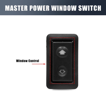 6-Pin Black Power Window Button Switch for BMW