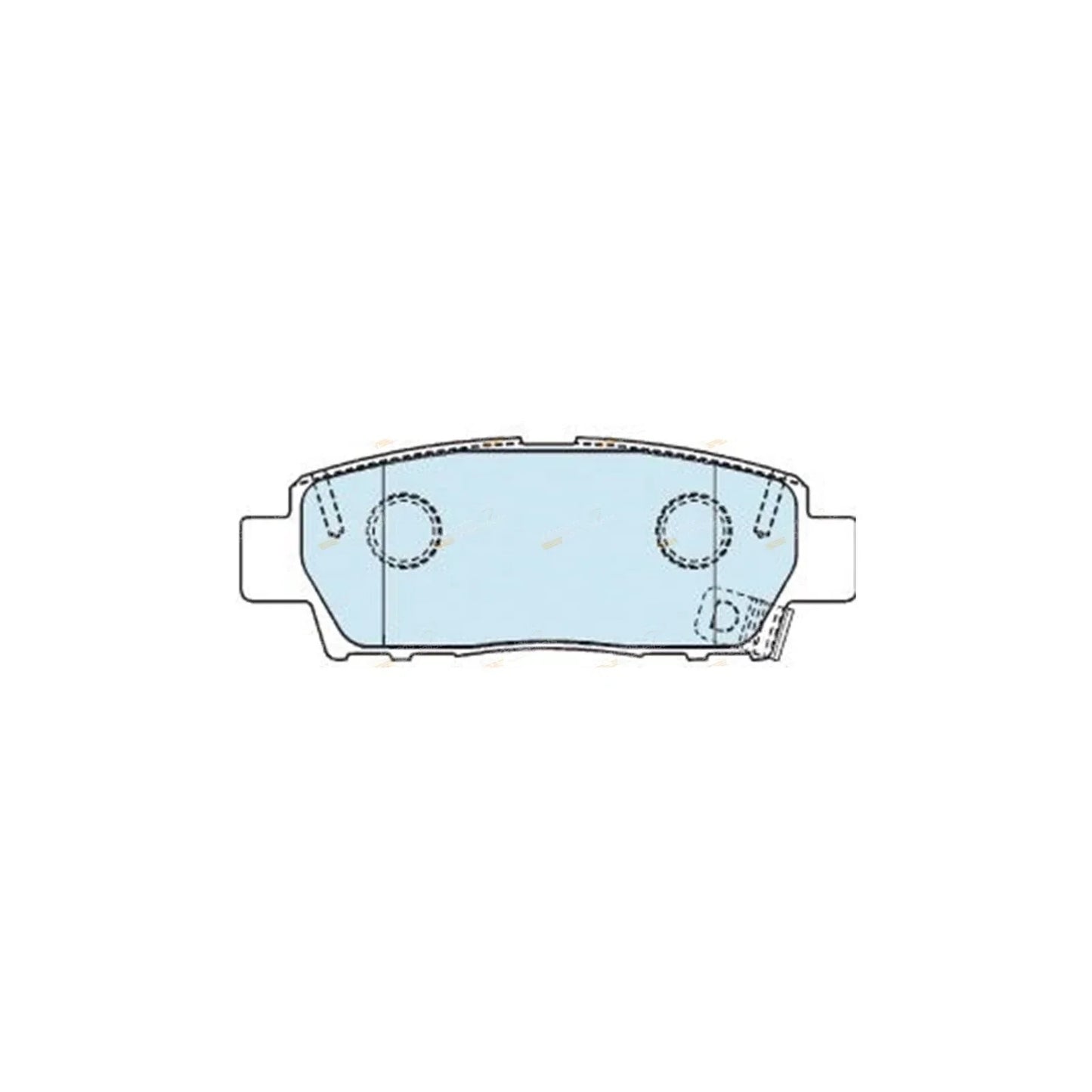Rear Disc Brake Pad Set for Toyota Avalon MCX10 (2013–2018)