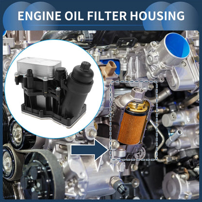 Oil Cooler Filter Housing for BMW X3 X5 328d