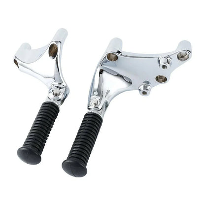 Chrome Passenger Footpeg Pedals for Harley Sportster Iron 883 1200 48 (2014-2022)