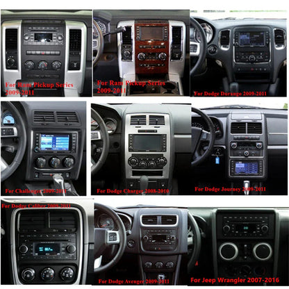 10.33'' Car Stereo GPS Navigation for Jeep Wrangler, Dodge RAM (2011-2023)