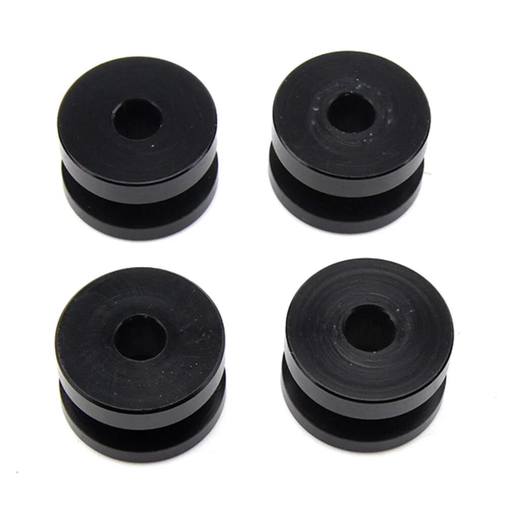 Black Motorcycle Trunk Base Plate Tail Box Pad Bracket Spacer