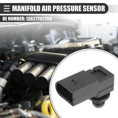 Manifold Air Pressure Sensor Replacement for BMW X5 Black