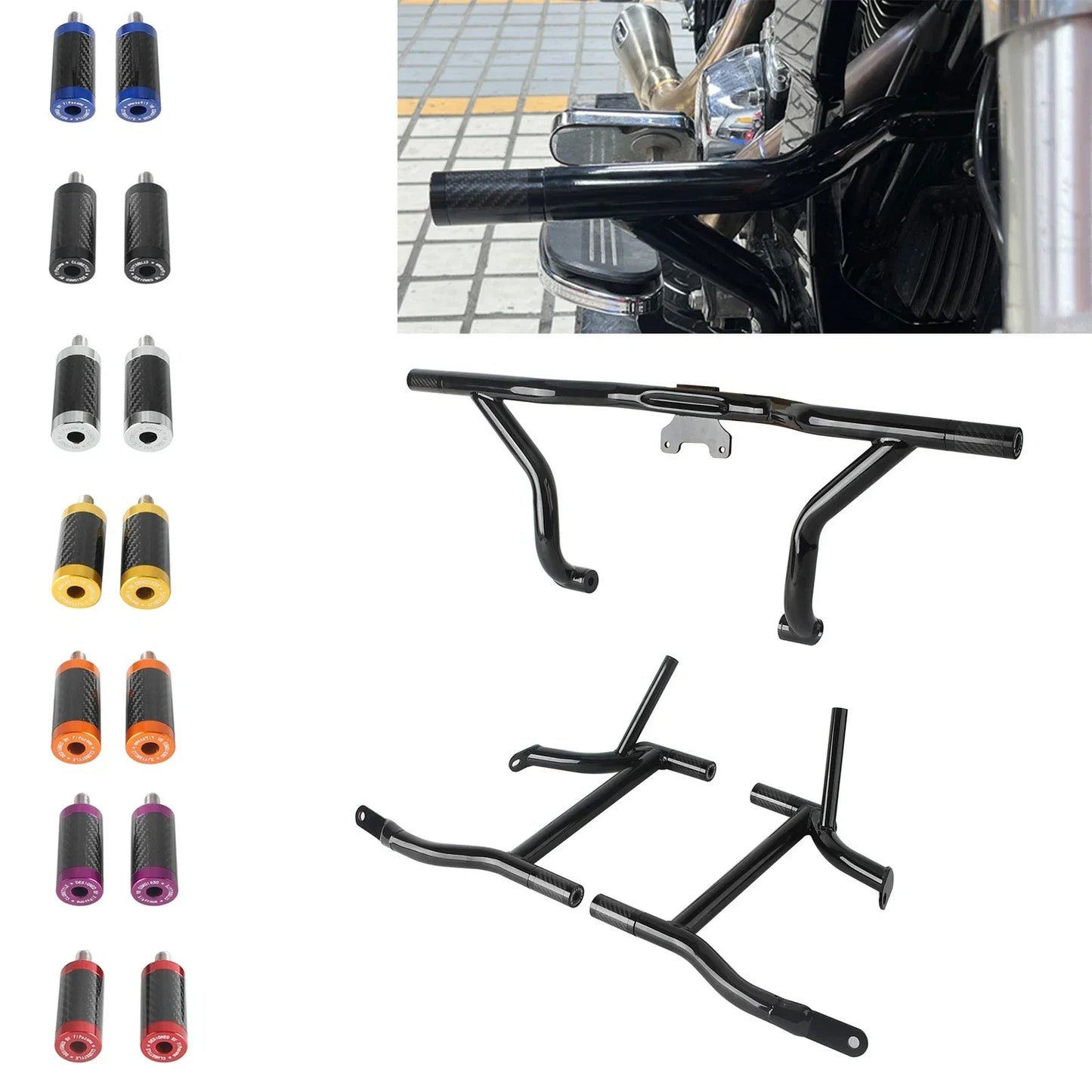Highway Engine Guard Crash Bar for Harley Road Glide FLTRXST FLTRKSE (2022-2023)