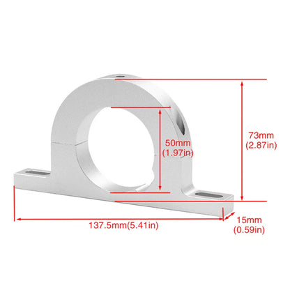 2" Billet Universal Steering Column Keyed Mount for Ford GM Chevy