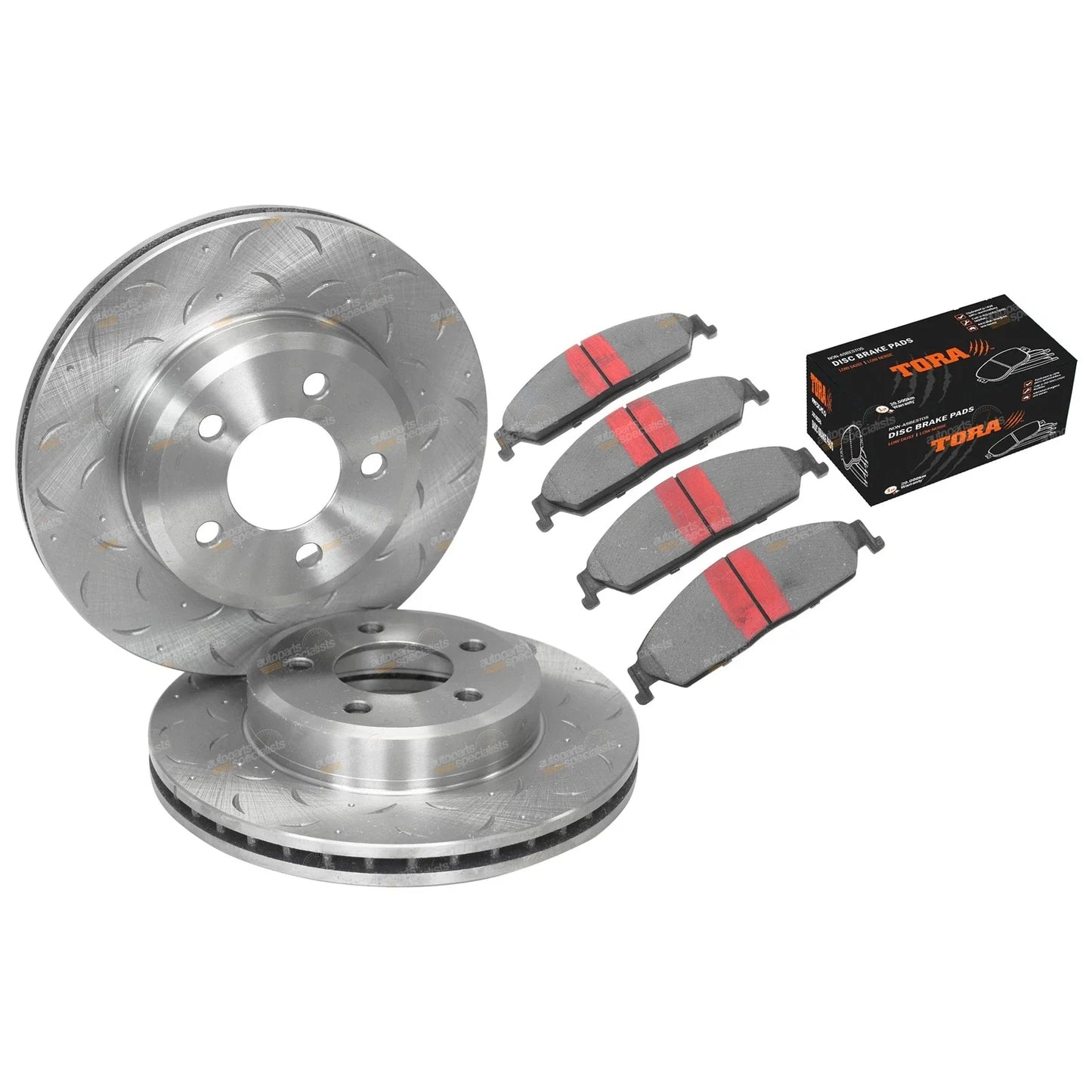 Front Disc Rotors + Brake Pads for Falcon BA BF FG XT (2002 - 2012)