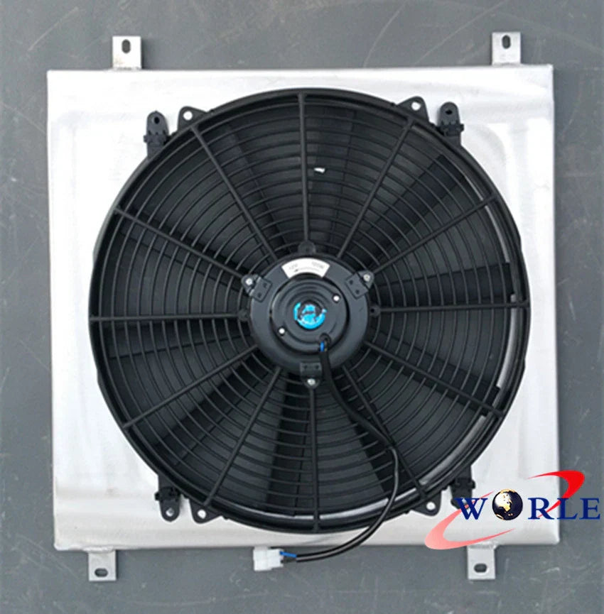 Aluminum Radiator Shroud & Fan for Datsun 1200 (1970-1973)