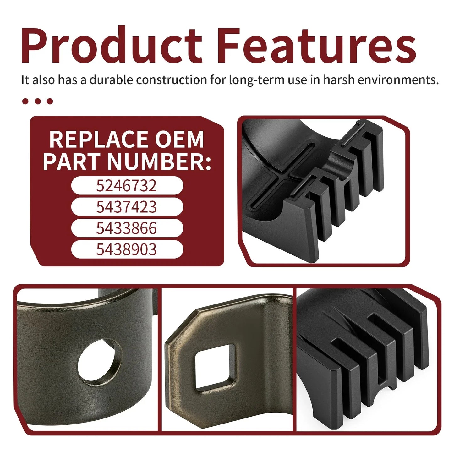 Upper Steering Bushing with Bracket for Polaris Predator 500 (2003-2007)