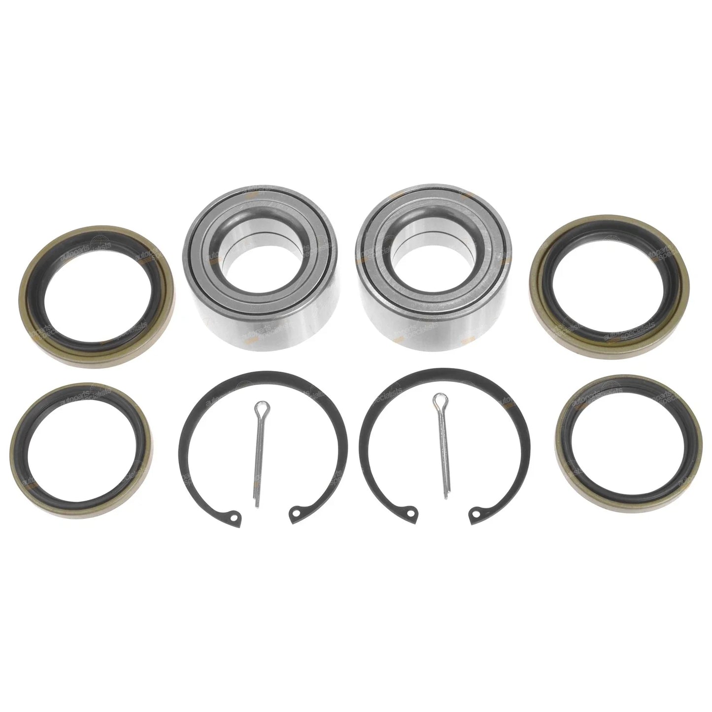 Front Wheel Bearing Kits + Grease for Mitsubishi Mirage CE (1999 - 2003)
