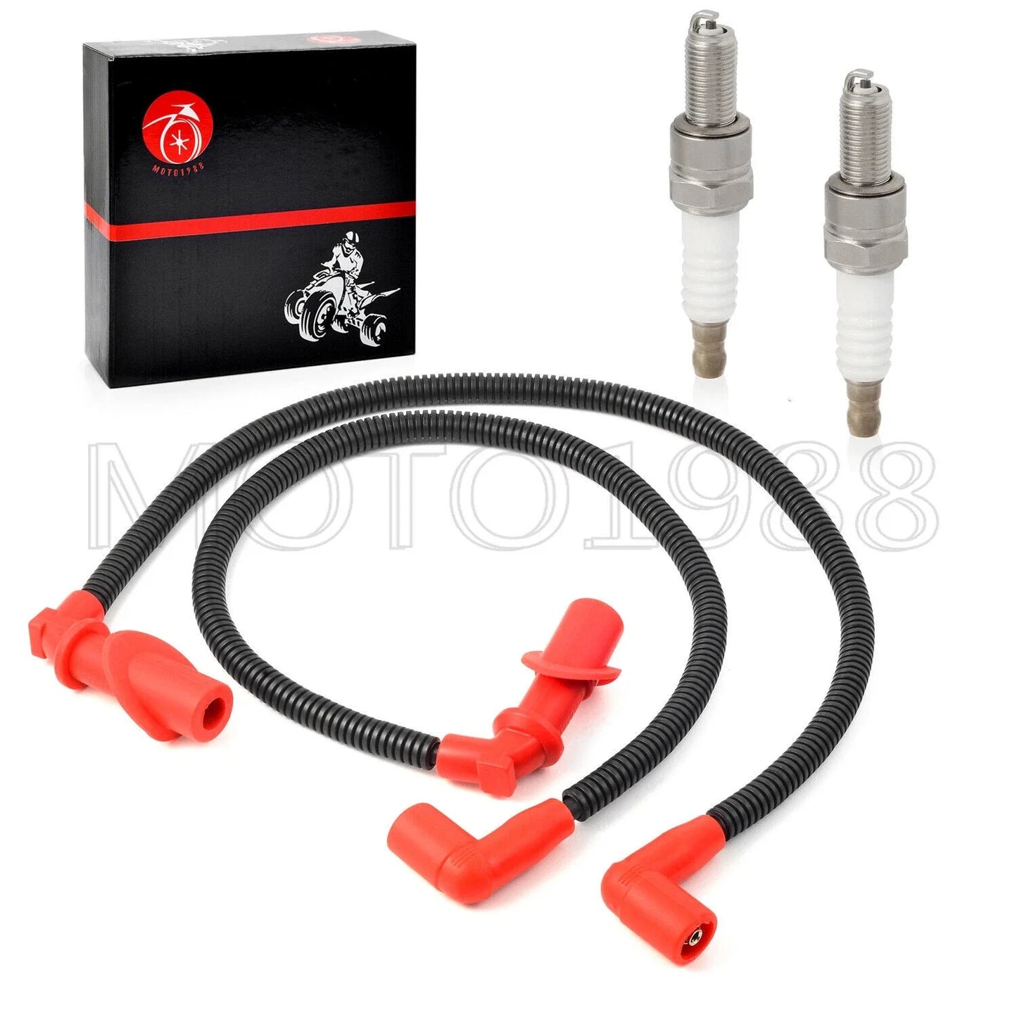 Ignition coil + Spark plug cap & wire for Polaris Ranger (2005-2009)