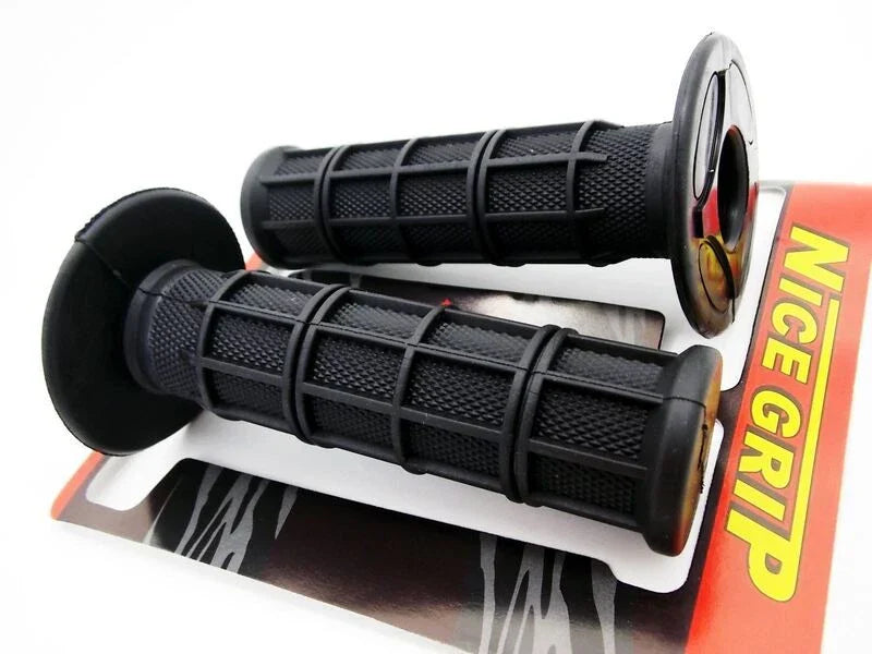 Black Hand Grip Set for YAMAHA YZ400F (2000-2001) - Left & Right Pair