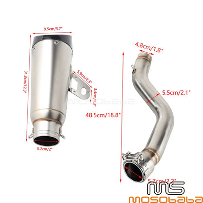 Muffler Slip-On Exhaust Pipe for Harley America 1250 Special RA1250S (2021-23)