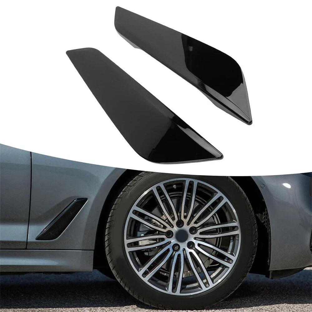 Gloss Black Fender Duct Trim Pair for BMW G30 5 Series (2017-2022)