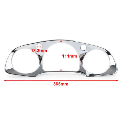 ABS Chrome Instrument Panel Accent Cover Trim for Honda Goldwing GL1800 (2001-2005)
