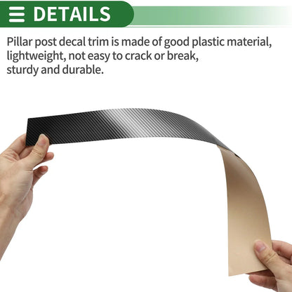 10 Pcs Door Pillar Window Trim for Mercedes GL-Class (2013-2019)
