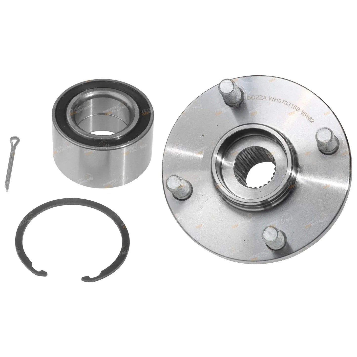 Front Hub & Wheel Bearing Kit for Toyota Corolla ZZE122 (2001–2007)