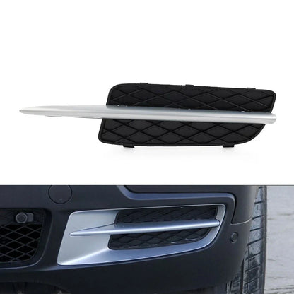 Fog Light Grille with Silver Trim for BMW X5 E70, X6 E71 (2007-2013)