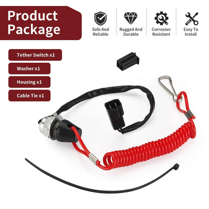 Tether Kill Run Switch Kit for Polaris RMK (1999-2002)