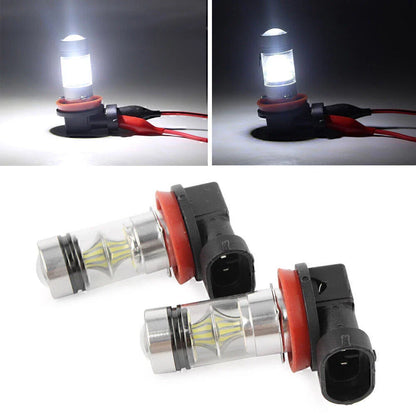 H8/H11 6000K 100W LED Fog Driving Light Bulbs for Car