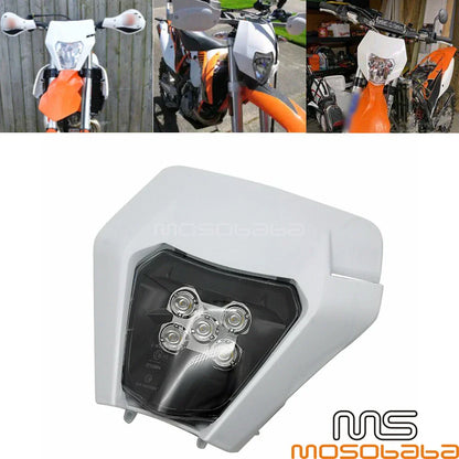 E8 LED Headlight for KTM SX EXC SXF XCF XCW 250 300 WR250 YZ426
