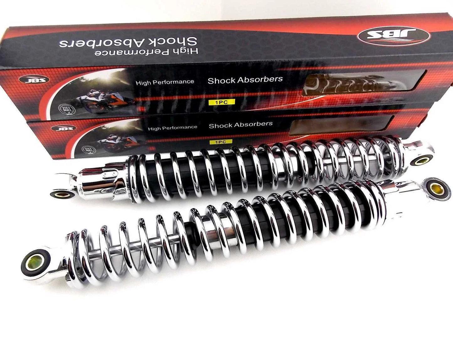 400mm Chrome Rear Shock Absorbers for Suzuki DR500S