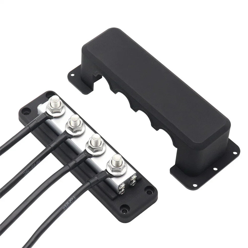 600A 4x10mm Bus Bar Electric Terminal Board for Marine RV