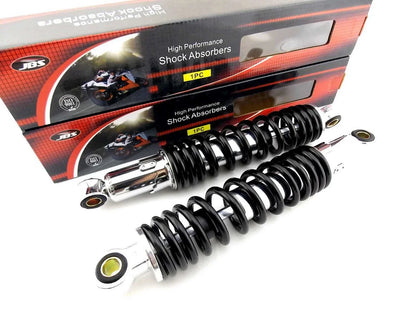 300mm JBS Black/Chrome Rear Shock Absorbers for Suzuki GT185