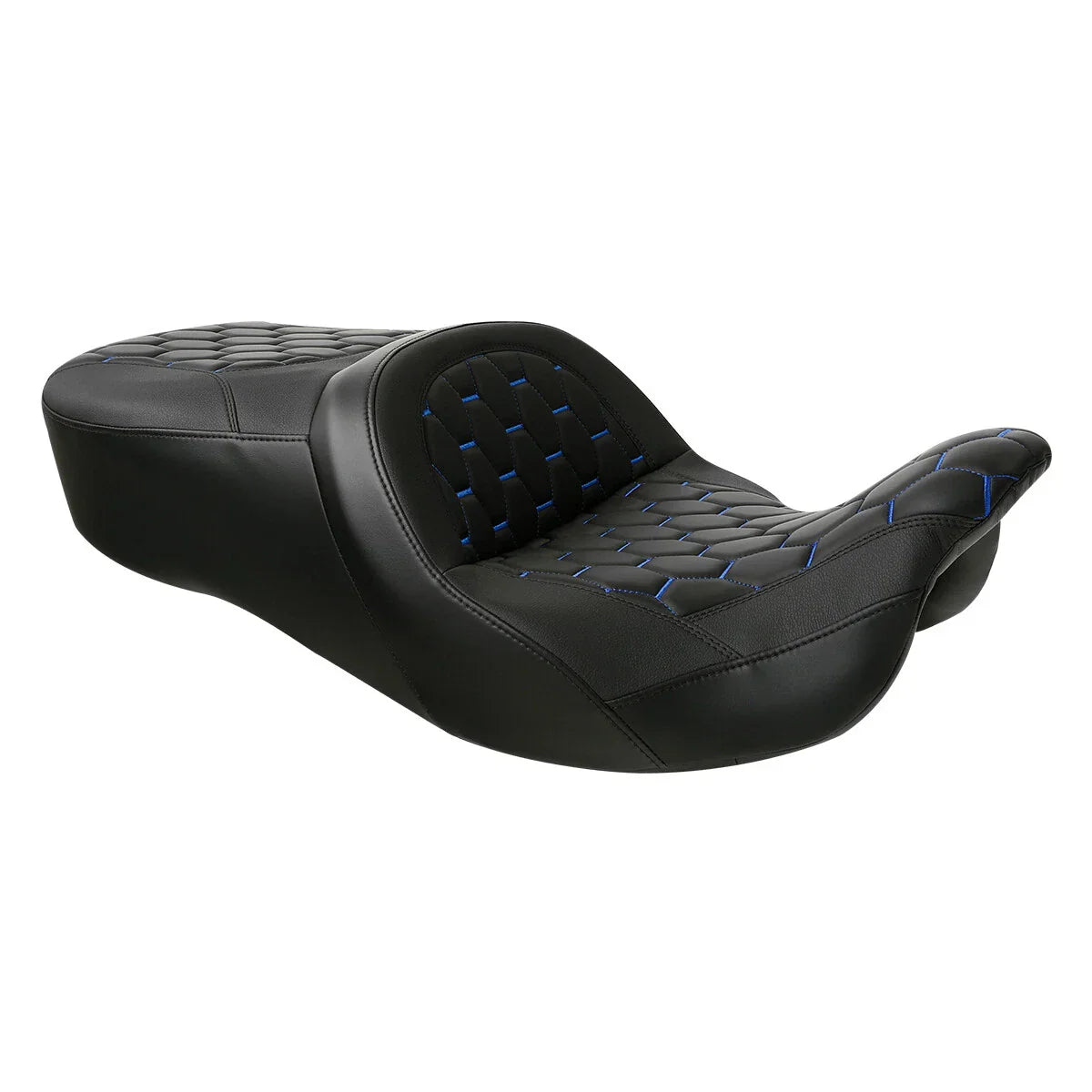 Black Rider Driver Passenger Seat for Harley Touring Street Glide (2009-2023)