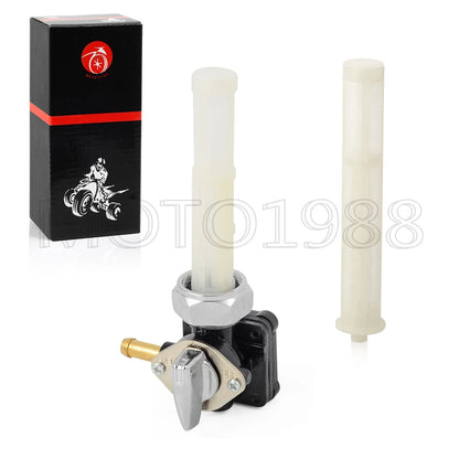 Fuel Valve Petcock 22mm Vacuum Left Exit for Harley